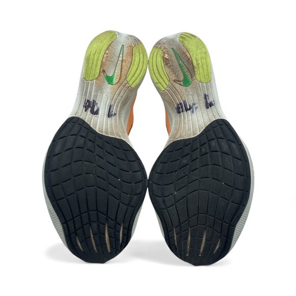 Nike Zoomx Vaporfly Next%2 Peach Cream Green Shock CU4123-801 Women's Size 7.5 - Picture 6 of 7